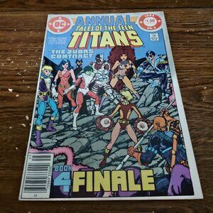 Tales of the Teen Titans Annual #3 (DC Comics, 1984) Newsstand Death of Terra